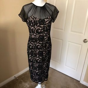 Little black lace dress